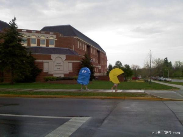 Pacman auf offener Strasse