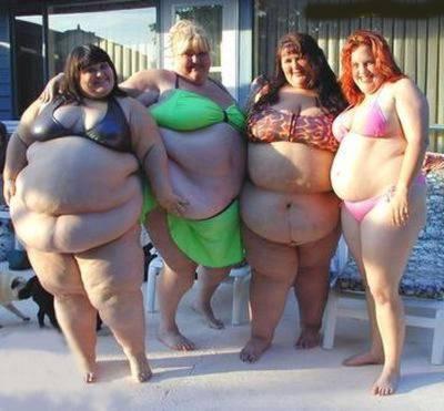 Fette bikini girls